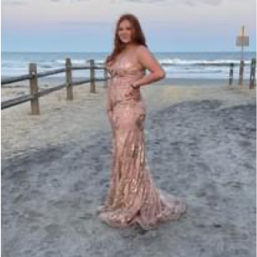 Golden Asp Prom Dress